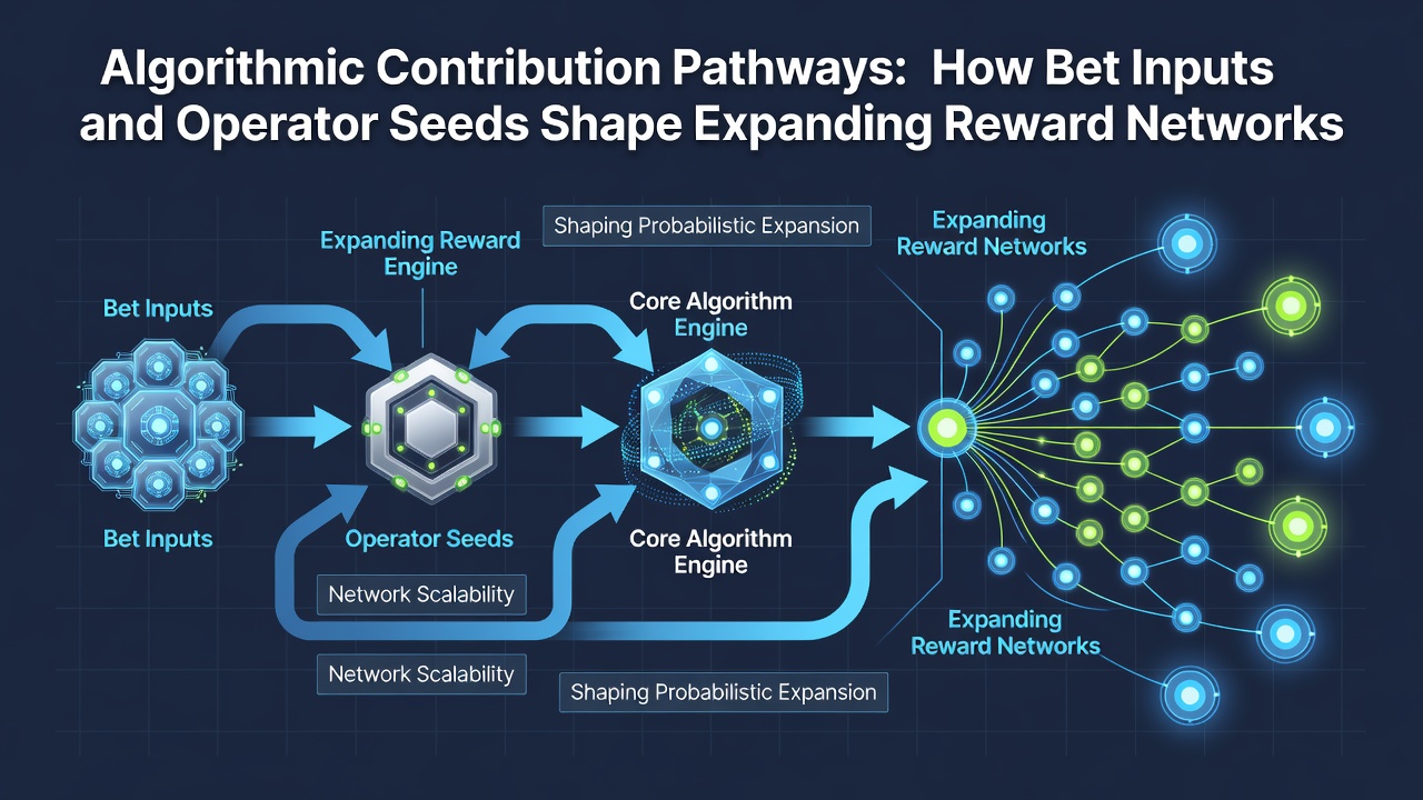 Visual representation of algorithmic pathways connecting mobile slot bets to growing prize pools