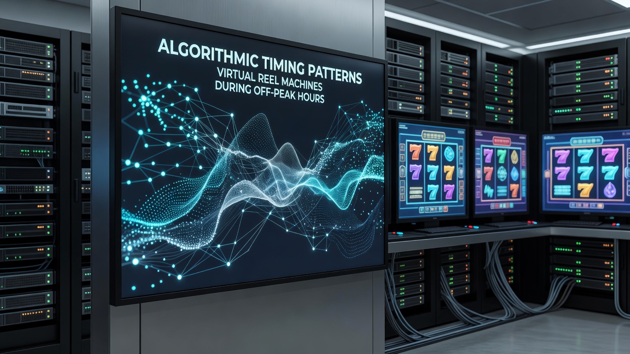 Server-side monitoring dashboard tracking virtual reel timing metrics in off-peak conditions