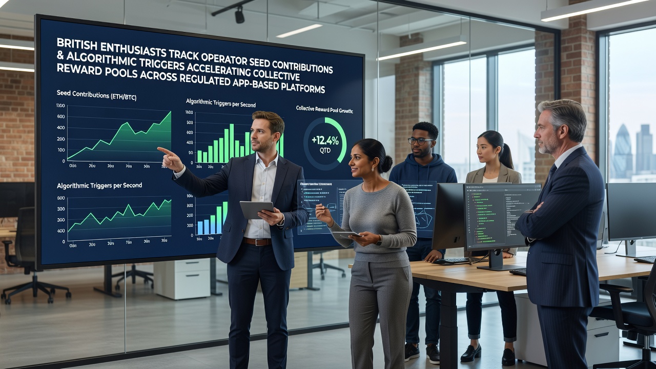 British enthusiasts analyzing seed contributions and algorithmic triggers in collective reward pools on regulated app platforms