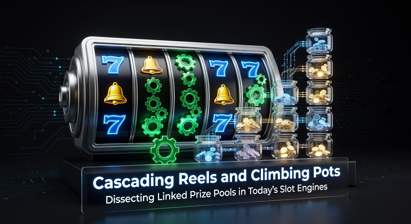 Vibrant slot reels cascading with colorful symbols dropping into place amid rising jackpot meters in a modern digital slot interface