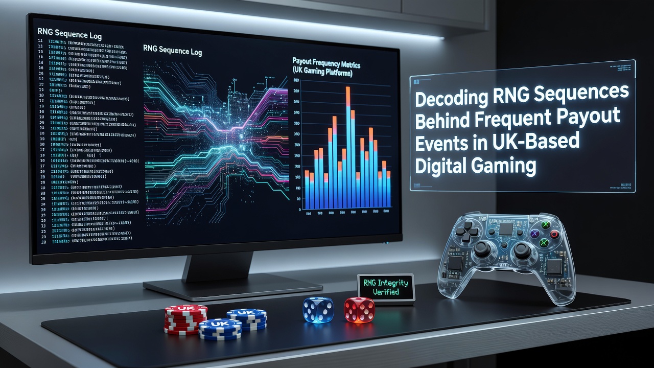 Diagram showing payout frequency distributions derived from certified RNG sequences in mobile gaming applications