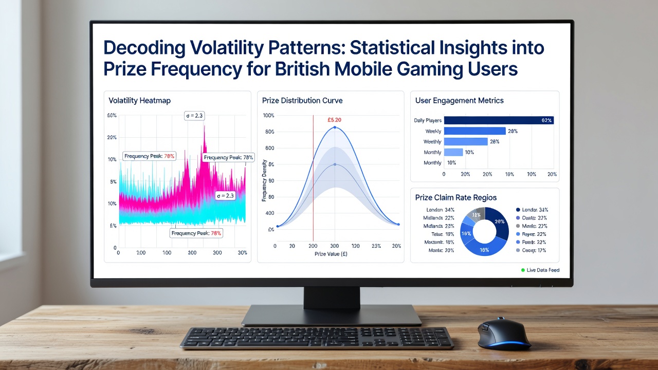 Heatmap visualization of prize frequency across different volatility tiers in British mobile gaming during August 2026
