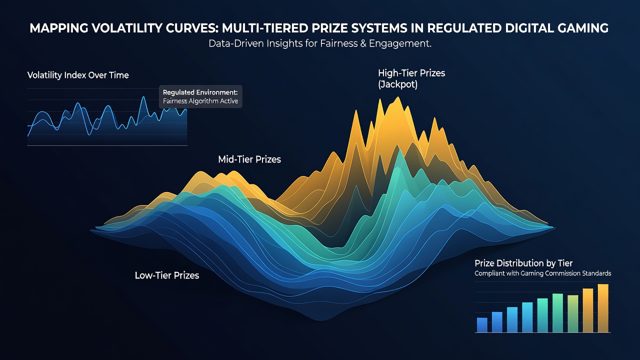 Detailed graph showing multiple volatility curves intersecting at different prize tier thresholds
