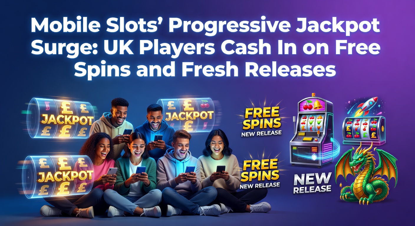 Vibrant mobile slot screen showing a progressive jackpot counter ticking upwards amid cascading free spins symbols