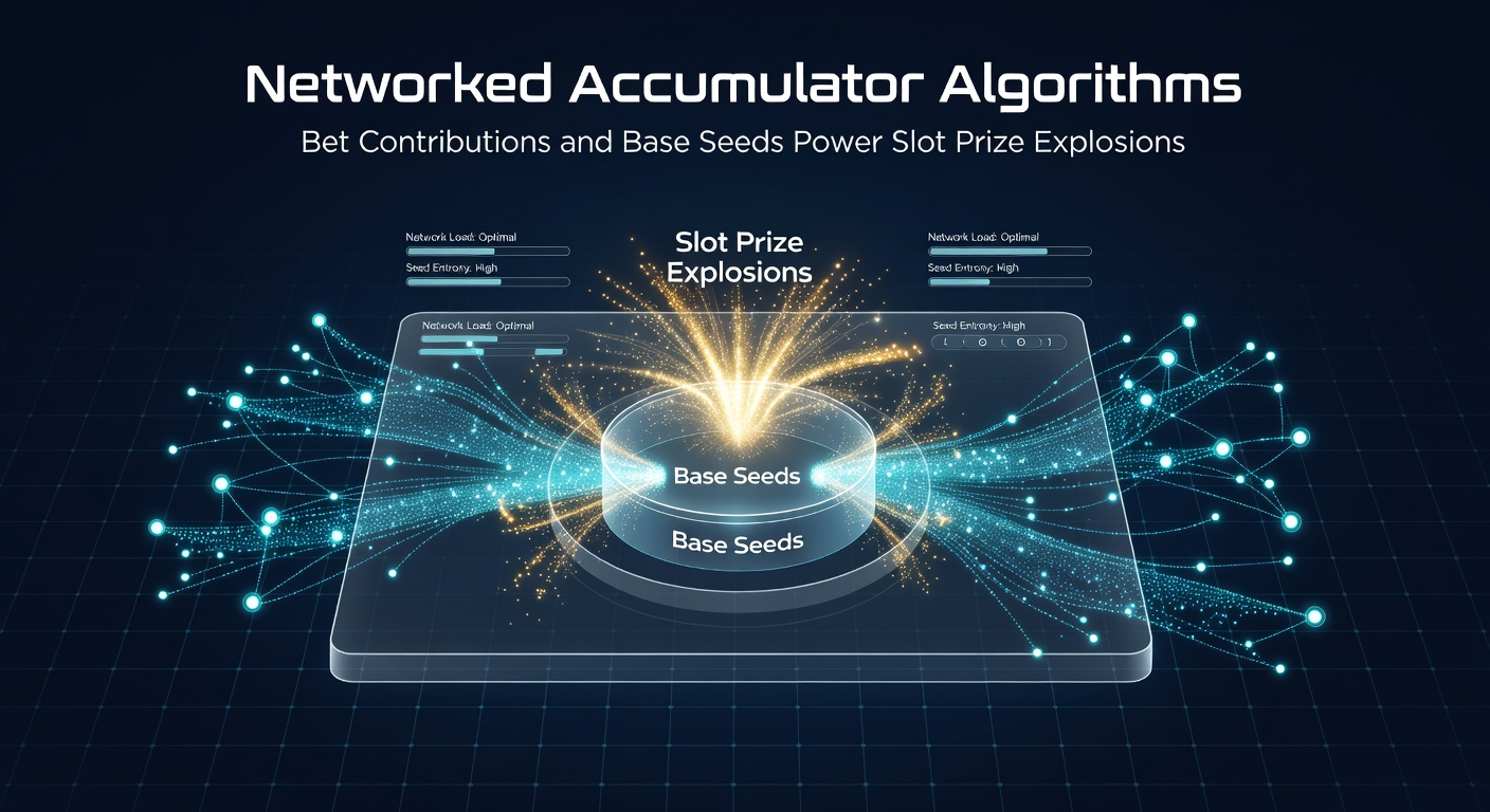 Close-up of a slot screen showing a burgeoning progressive meter fueled by networked bet contributions and a visible base seed reset