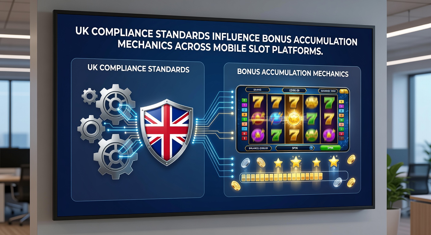 Mobile slot interface showing bonus meter and compliance indicators on a UK platform